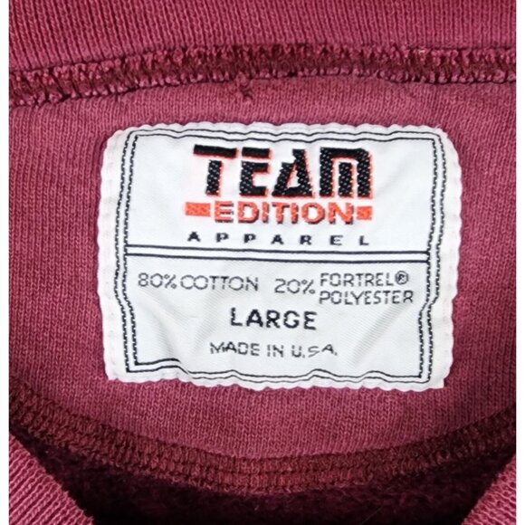 Texas A&M Aggies Sweatshirt Womens Large Maroon Embroidered Distressed Vintage - Picture 3 of 9